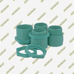 CONECTOR PLASTICO PVC VERDE