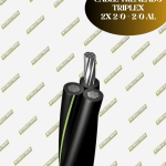 CABLE TRENZADO TRIPLEX 2X2/0 + 2/0 AL