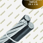 CABLE TRENZADO TRIPLEX 2X 4+ 4 AL NEUTRO DESNUDO