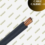CABLE THHN CALIBRE #4  100% COBRE