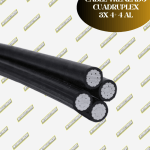 CABLE TRENZADO CUADRUPLEX 3X4+4 AL NEUTRO AISLADO