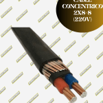CABLE CONCENTRICO 2X8+8 COBRE