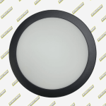 PANEL LED MARCO NEGRO 12W SOBREPONER