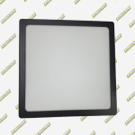 PANEL LED MARCO NEGRO 18W CUADRADA S/P