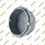 CAJA PLASTICA REDONDA GRIS SCH40