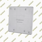 TAPA CIEGA 4X4 GRIS SCH40