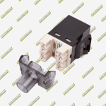 JACK CAT 6A UTP NEGRO