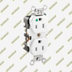 TOMACORRIENTE P/T HOSPITALARIO 15 AMP BLANCO