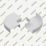 ANGULO PLANO 90° CANALETA 32MM X 12MM