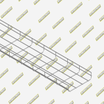 BANDEJA METALICA TIPO MALLA 60*200MM