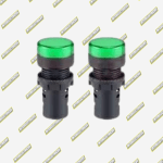 PILOTO ELECTRONICO VERDE 22mm 110/220V
