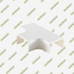 DERIVACION EN TEE PLASTICA CANALETA 20MM X 12MM