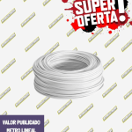 CABLE #8 BLANCO CCA ( CORTA 100 METROS )