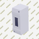 CAJA BREAKER RIEL 1 PUESTO SOBREPONER