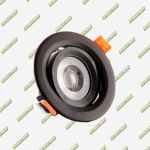 PIN HOLL LED 5W NEGRO 3"