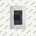 INTERRUPTOR CONMUT DOBLE DECOR GRAFITO