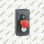 ESTACION DE MANDO 0 BOTON NA ROJO SCHNEIDER