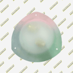 LAMPARA DE TECHO CRISTAL OPACO