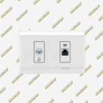 TOMA COAXIAL + TOMA TELEFONICO GENESIS