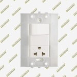 INTERRUPTOR + TOMA P/T  DECOR BL