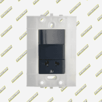 INTERRUPTOR + TOMA P/T DECOR GRAFITO