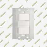 INTERRUPTOR DOBLE DECOR BL