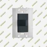 INTERRUPTOR DOBLE DECOR GRAFITO