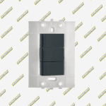 INTERRUPTOR TRIPLE DECOR GRAFITO