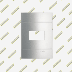 PLACA DECORATIVA 1 PUESTO PLATA ARTICO  DECOR