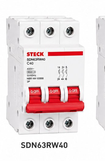 Imagen TNS 0703580-B02 BREAKER ENCHUFABLE 3X40 10KA STECK - Imagen 1