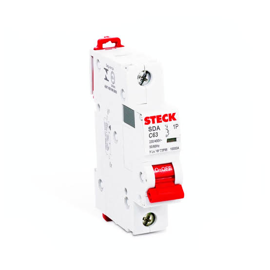 Imagen TNS 0705235-B02 BREAKER RIEL 1X63 AMP 10KA STECK - Imagen 1