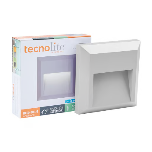 Imagen TNS 0902044 APLIQUE EXTERIOR GRIS ANSHANI 4000K TCL - Imagen 1
