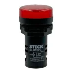 PILOTO ELECTRONICO ROJO 22MM 110/220V STECK